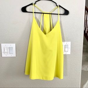 Super cute neon yellow top for the summer